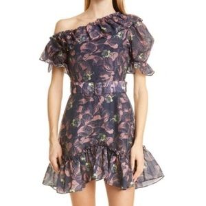 Ted Baker London Hazpin One Shoulder Mini Dress Size 6